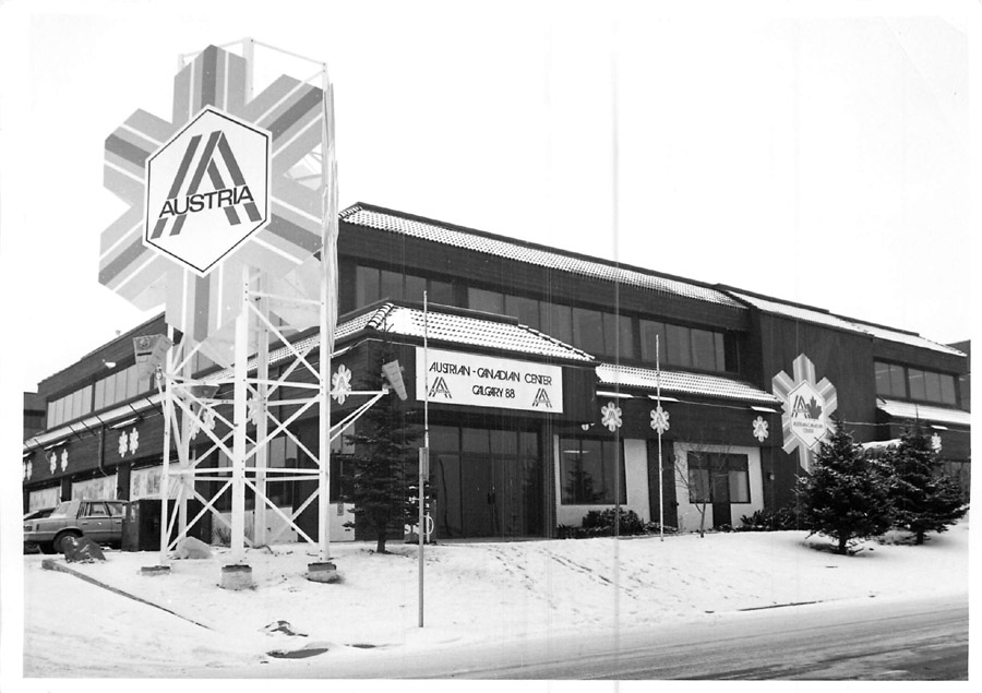 The Austrian-Canadian Centre was an active part of the 1988 Winter Olympics
