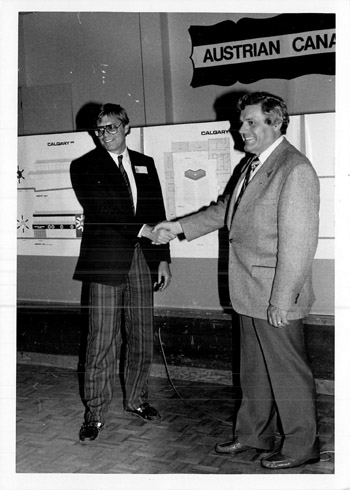 The Austrian-Canadian Centre was an active part of the 1988 Winter Olympics